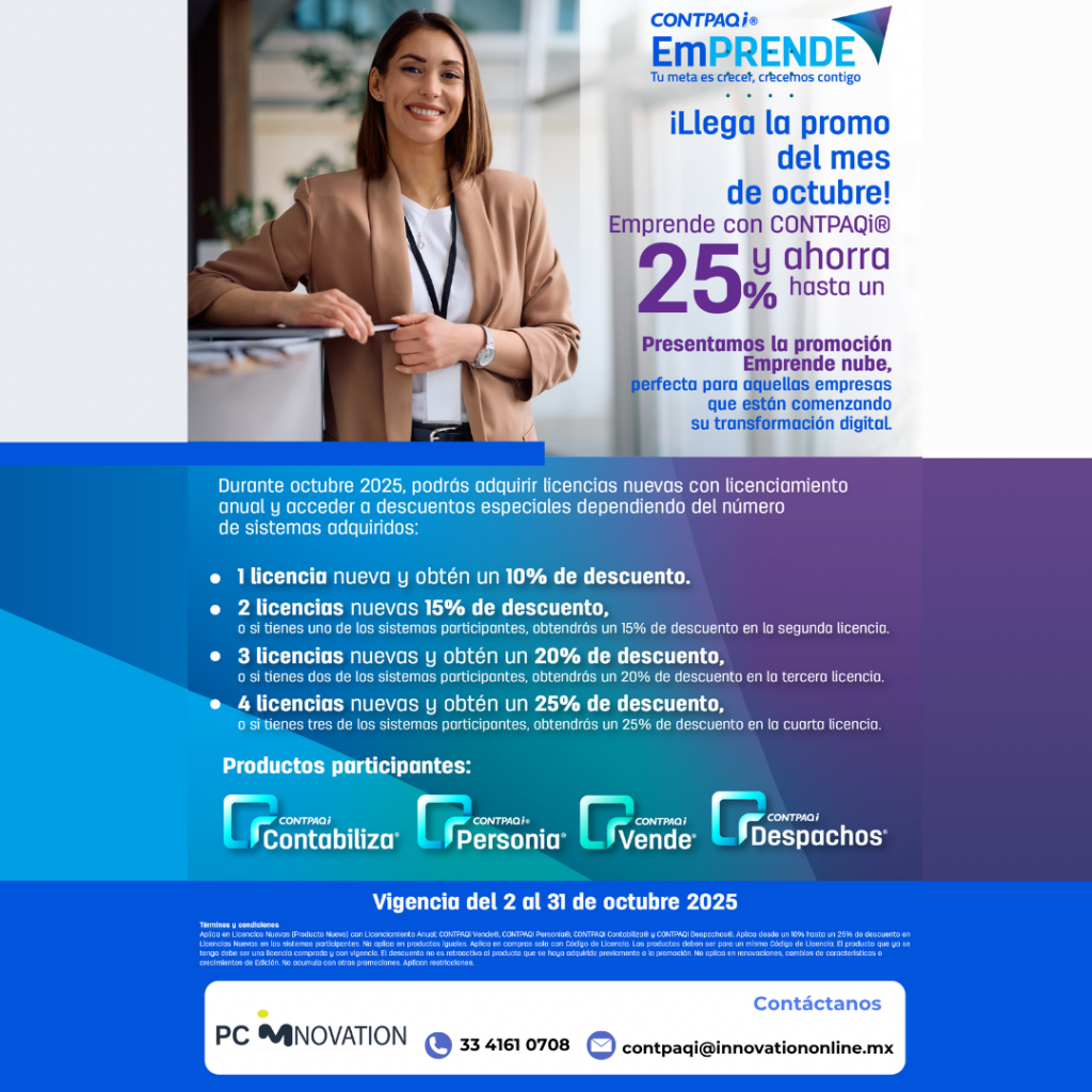 2025 Promociones CONTPAQi